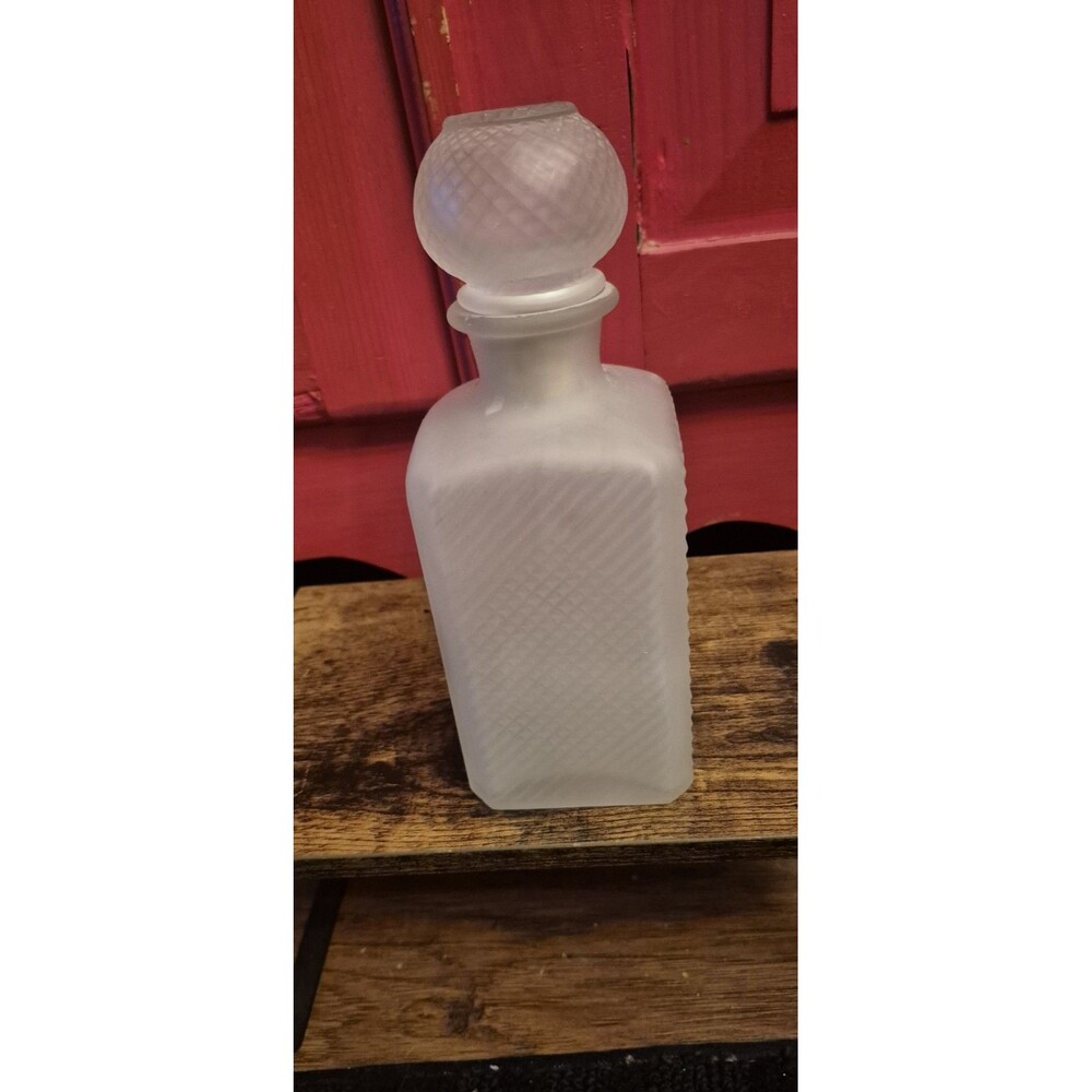 VTG 1950s Gay Fad Studio Frosted Glass Gin Decanter Can Can Girl Stopper EUC MCM - Picture 2 of 7